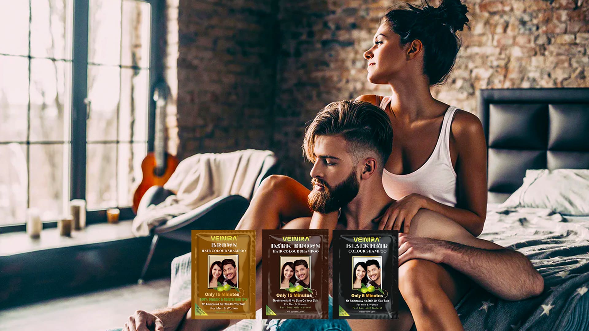 Sampoane colorante Veinira, pentru femei si barbati